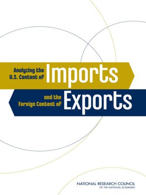 cover image of Analyzing the U.S. Content of Imports and the Foreign Content of Exports